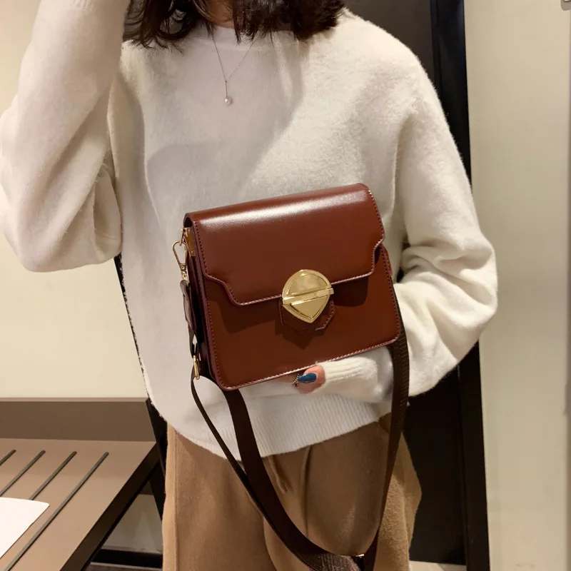 Youda/Модная женская сумка на плечо из искусственной кожи одноцветная простая