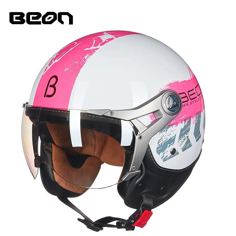Beon винтажный мотоциклетный шлем capacete в горошек летние полушлемы для