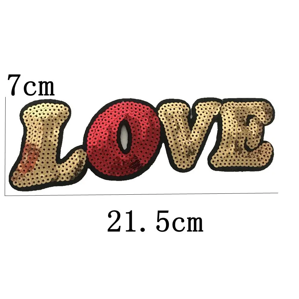 Комплект из 2 предметов золотистого цвета с пайетками патчи для костюмы гладить