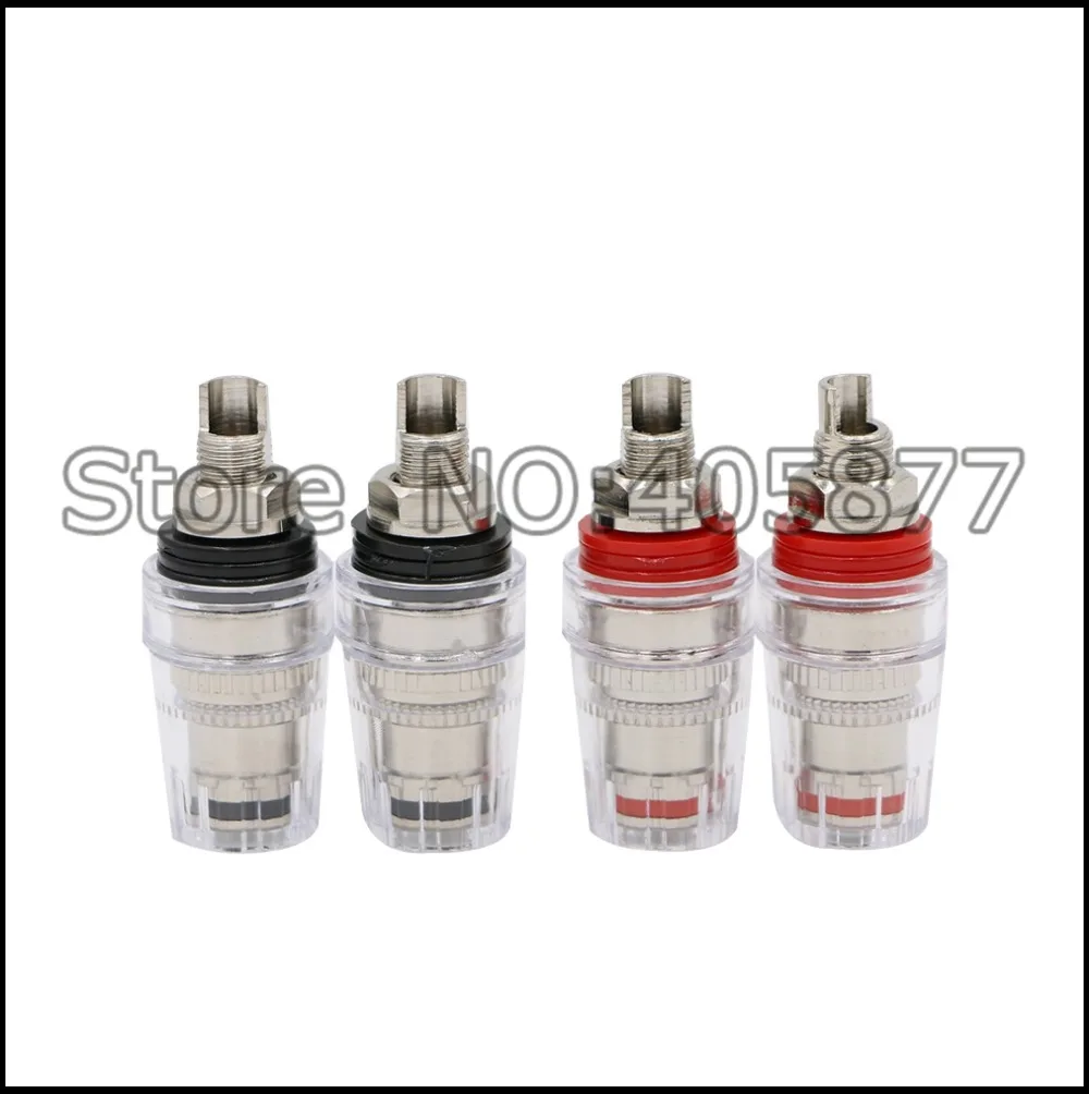 4 шт. высокопроизводительный зажим с родиевым покрытием для усилителя динамика