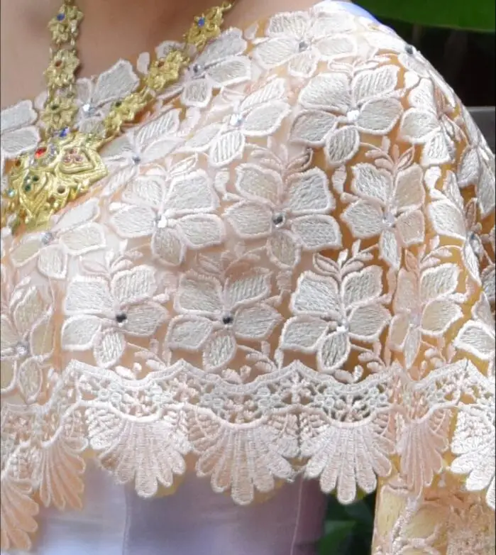 Платье принцессы Dai из Таиланда с шарфом традиционный стиль одежда для