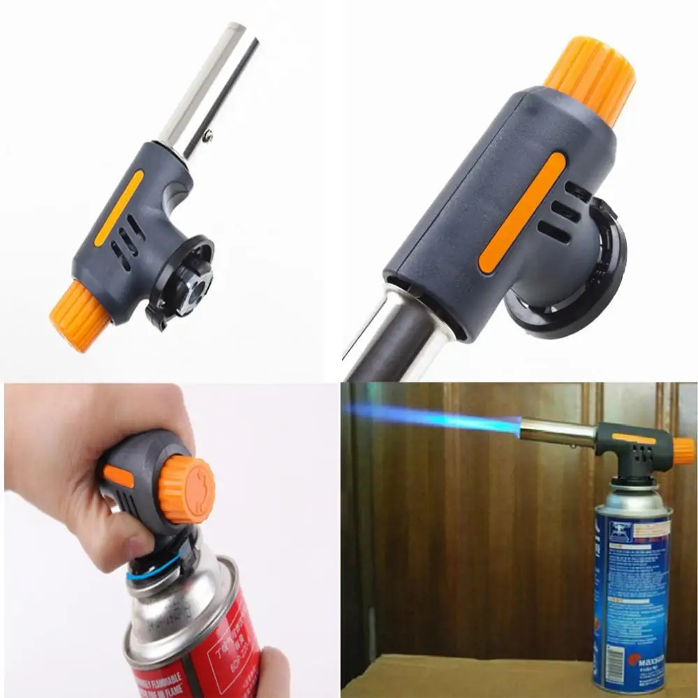 1pcs automatic adjustable high and low flame temperature electronic ignition Flamethrower for barbecue baking | Дом и сад