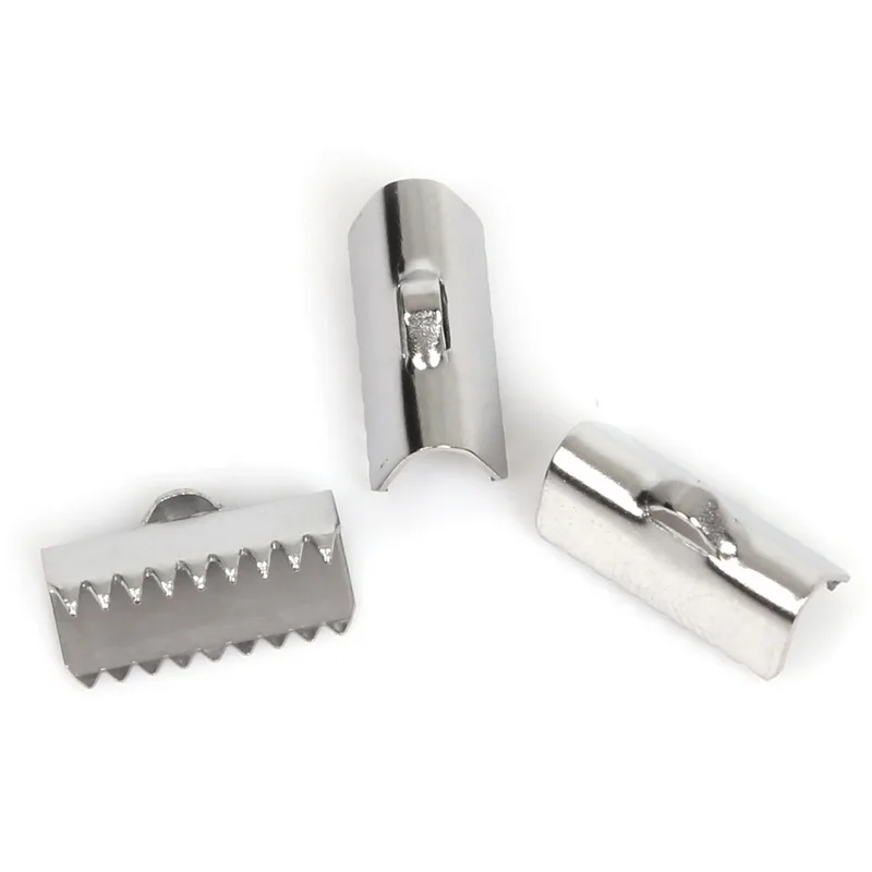 10/30 шт. Шнуры из нержавеющей стали ОБЖИМНАЯ крышка концевые заглушки для бус