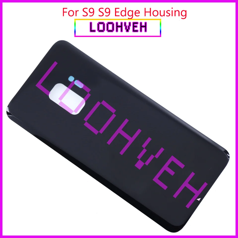 Новое стекло задняя крышка батареи Чехол для Samsung Galaxy S9 G960 G960F/S9 + Plus G965 G965F Задняя