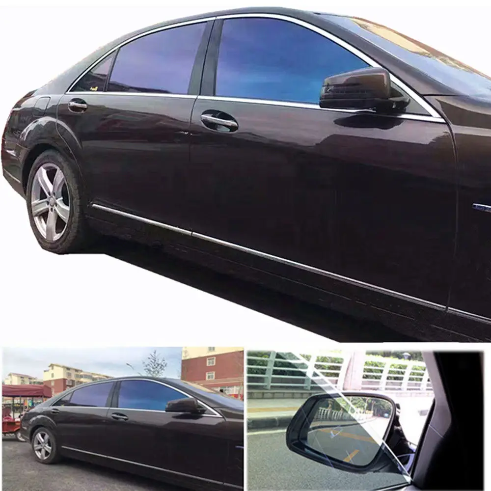SUNICE 0 5*8 м Автомобильная оконная тонировка автомобильное боковое стекло VLT23 % Winow