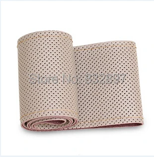 Высокое качество второй слой натуральная кожа чехол на руль Воловья покрытие