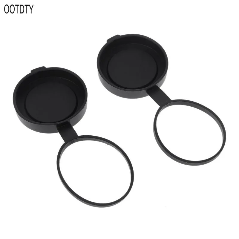 OOTDTY 2 pieces Binoculars Protective Rubber Objective Lens Cap 42mm for Telescope with Outer Diameter 52-54mm | Инструменты