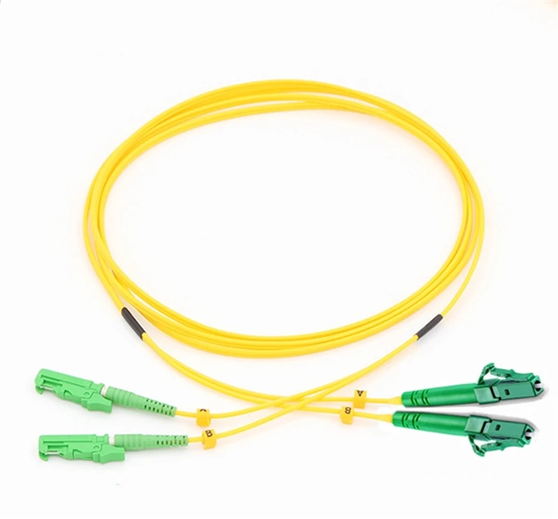 10pcs 1M E2000/APC fiber patch cords SM Duplex E2000/APC LC ST SC FC UPC APC DX Singlemode OS1 OS2 9/125um free shipping