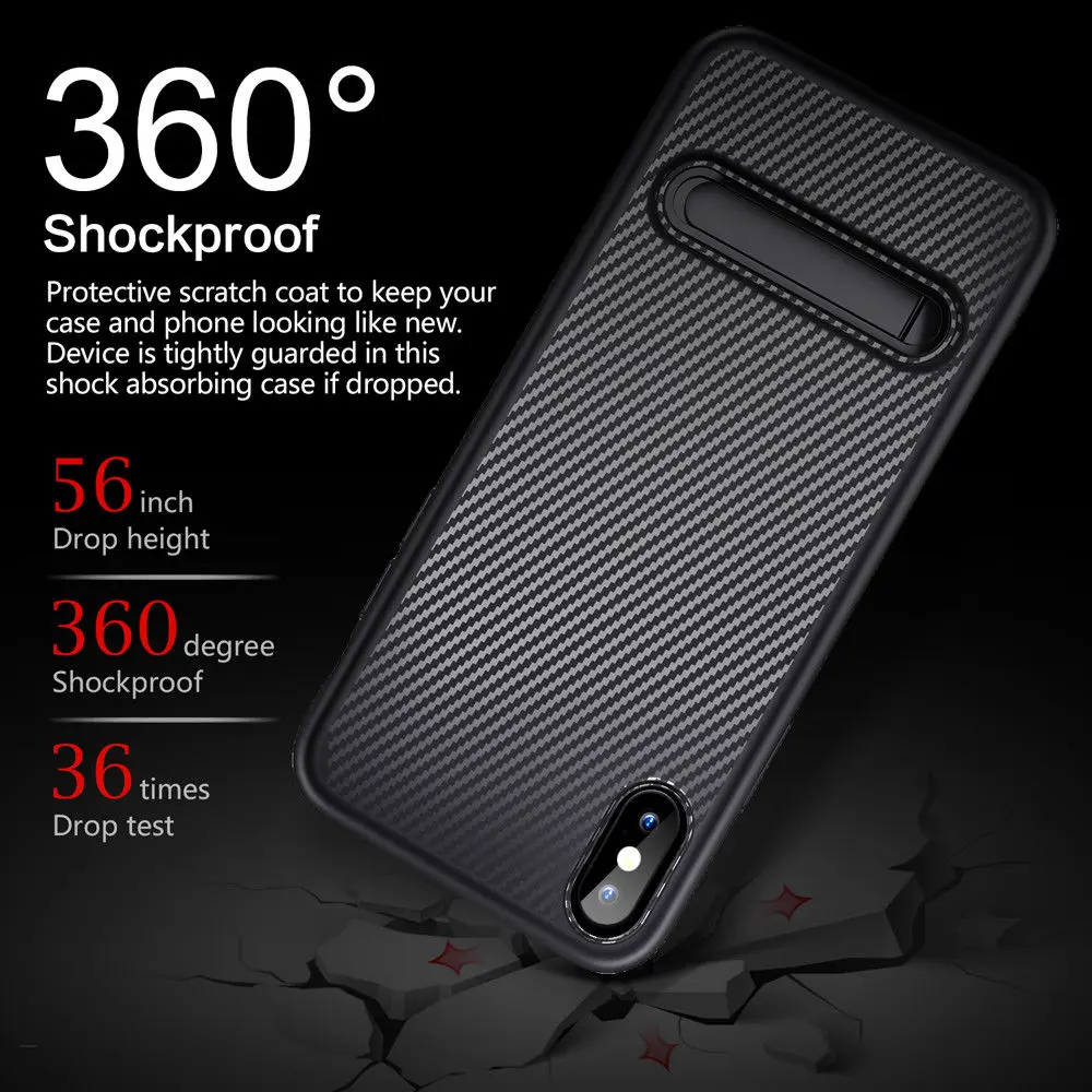 Роскошный чехол с защитой от ударов для Apple iPhone X 8 7 6s 6 Plus, покрытие из мягкого силикона TPU.