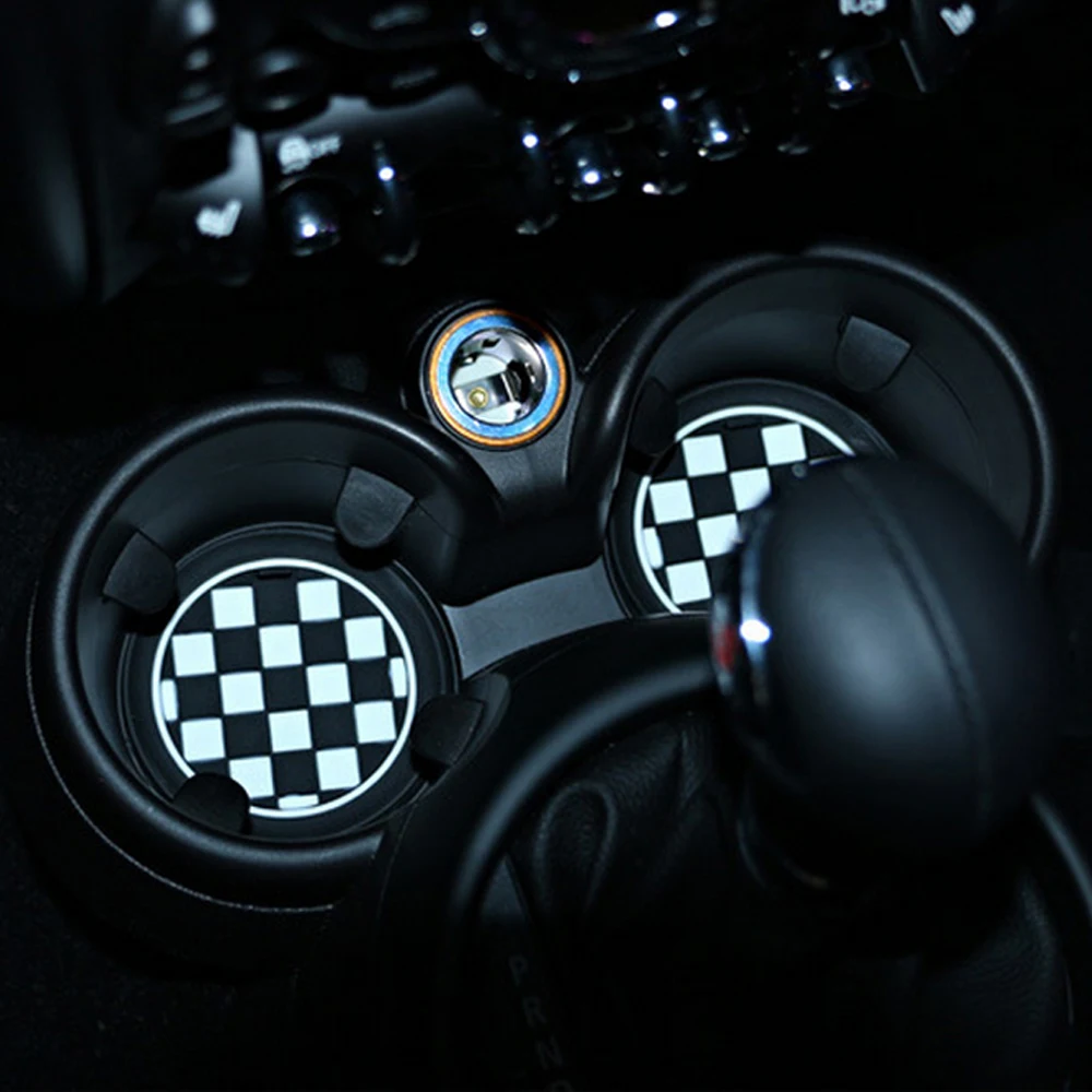 2 шт./компл. 73 мм Мягкие силиконовые подставки под чашки для MINI Cooper R55 R56 R57 R58 R59|mini