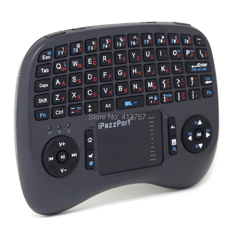 [Бесплатная доставка] iPazzPort(21TL) 2 4G мини беспроводная немецкая (Deutsch) клавиатура + Air