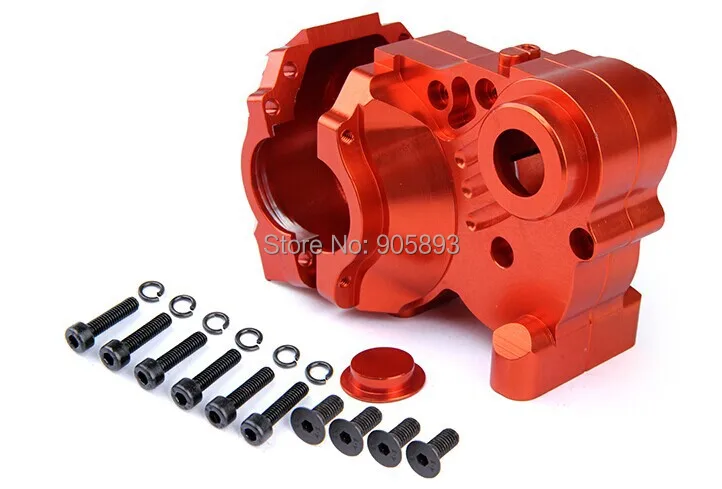 

Rc CNC alloy gearbox set. orange color free shippings