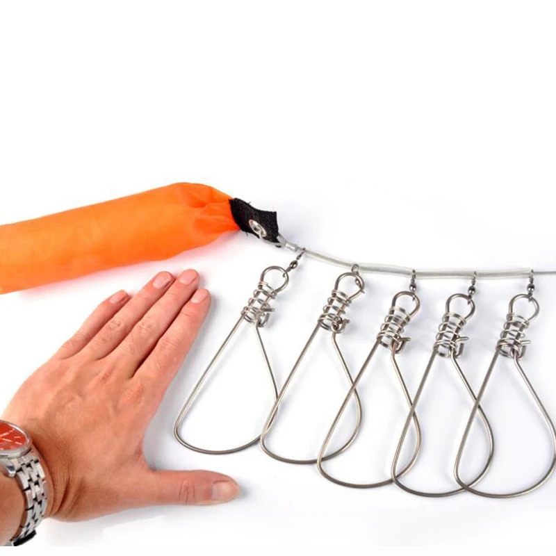 5 м рыболовный замок с пряжкой из нержавеющей стали для живой рыбы ремень