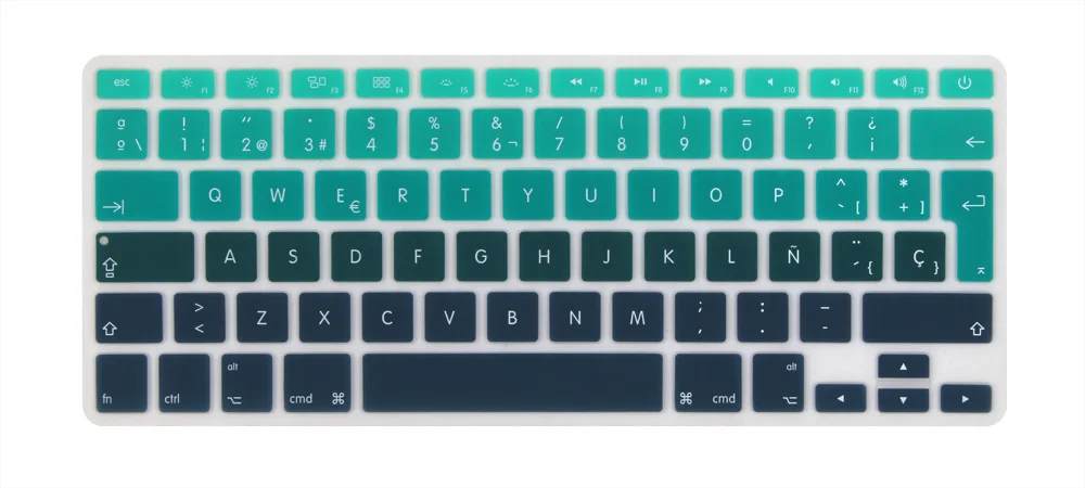 ES Испания испанский евро Ввод Клавиатура крышка для MacBook Air 13 дюймов A1466 A1369|Чехлы