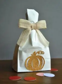 Блестящая Тыква для первого дня рождения детского душа попкорна сумки свадьбы