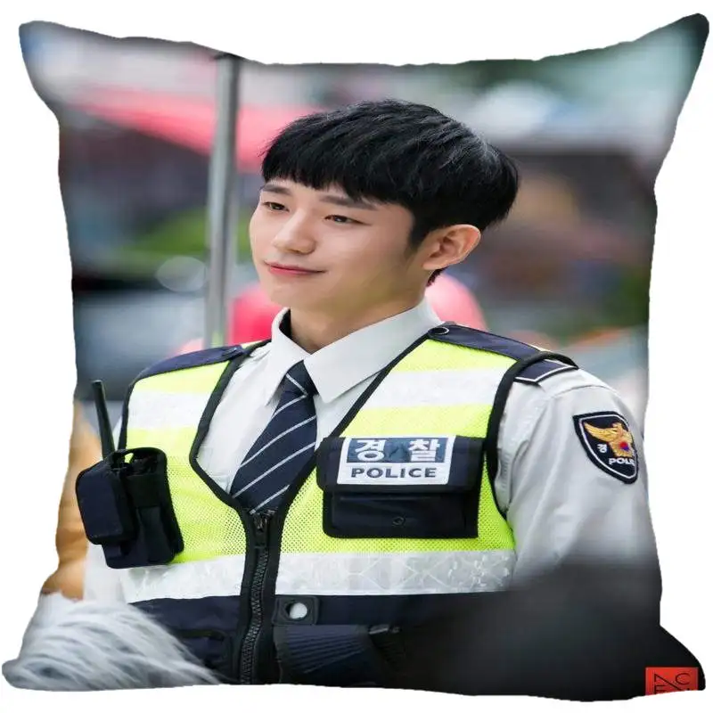 10 Новые Пользовательские Jung Hae В наволочках печатные квадратные шелковые наволочки домашние декоративные на молнии атласные наволочки(одна сторона - Цвет: 10