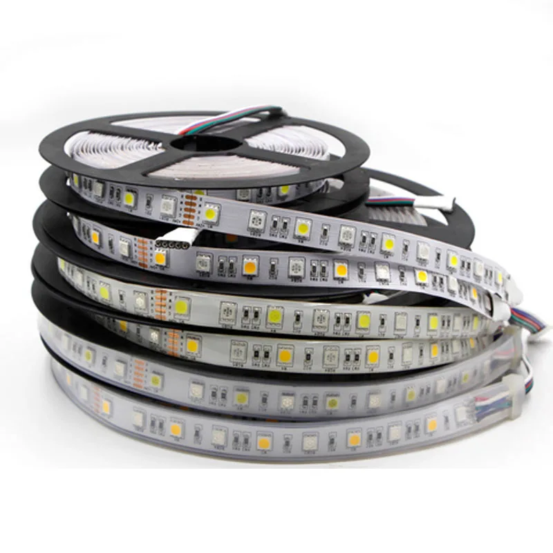 

5M LED Strip 5050 RGB RGBW lights 12V Flexible Home Decoration Lighting SMD 5050 Waterproof LED Tape white led band stripe neon