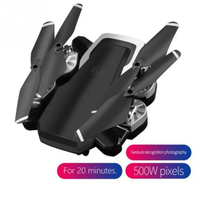 with 500W Camera HJ28 Радиоуправляемый Дрон с камерой HD 720P 1080P широкоугольный Wi-Fi FPV складной Дрон высота удержания долгое время полета Квадрокоптер вертолет - Цвет: with 500W Camera