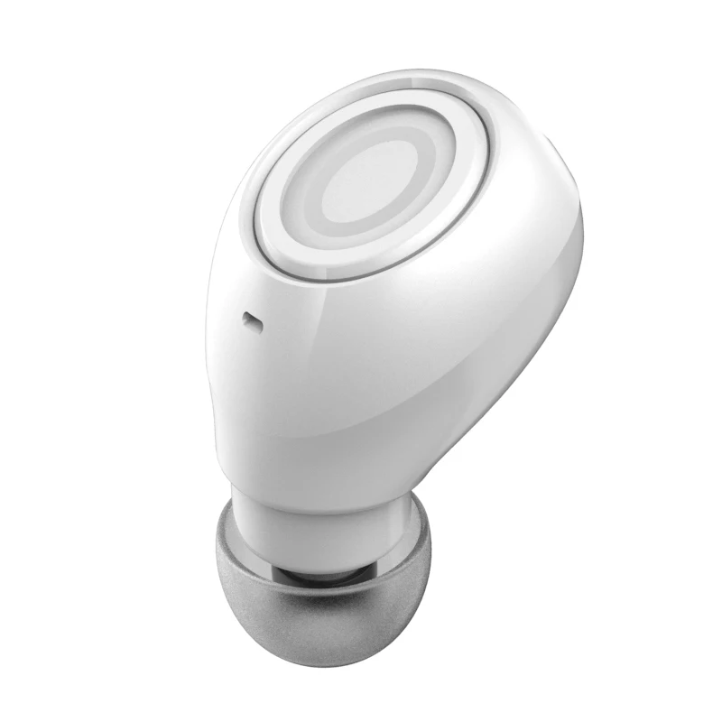 Yulubu, классические, мини, A6, беспроводные наушники, Bluetooth 4,1, вкладыши, наушники, музыкальные наушники, гарнитура, микрофон для смартфона - Цвет: White