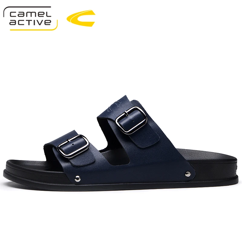 Мужские летние кроссовки Camel Active из натуральной кожи эластичные шлепанцы пляжные