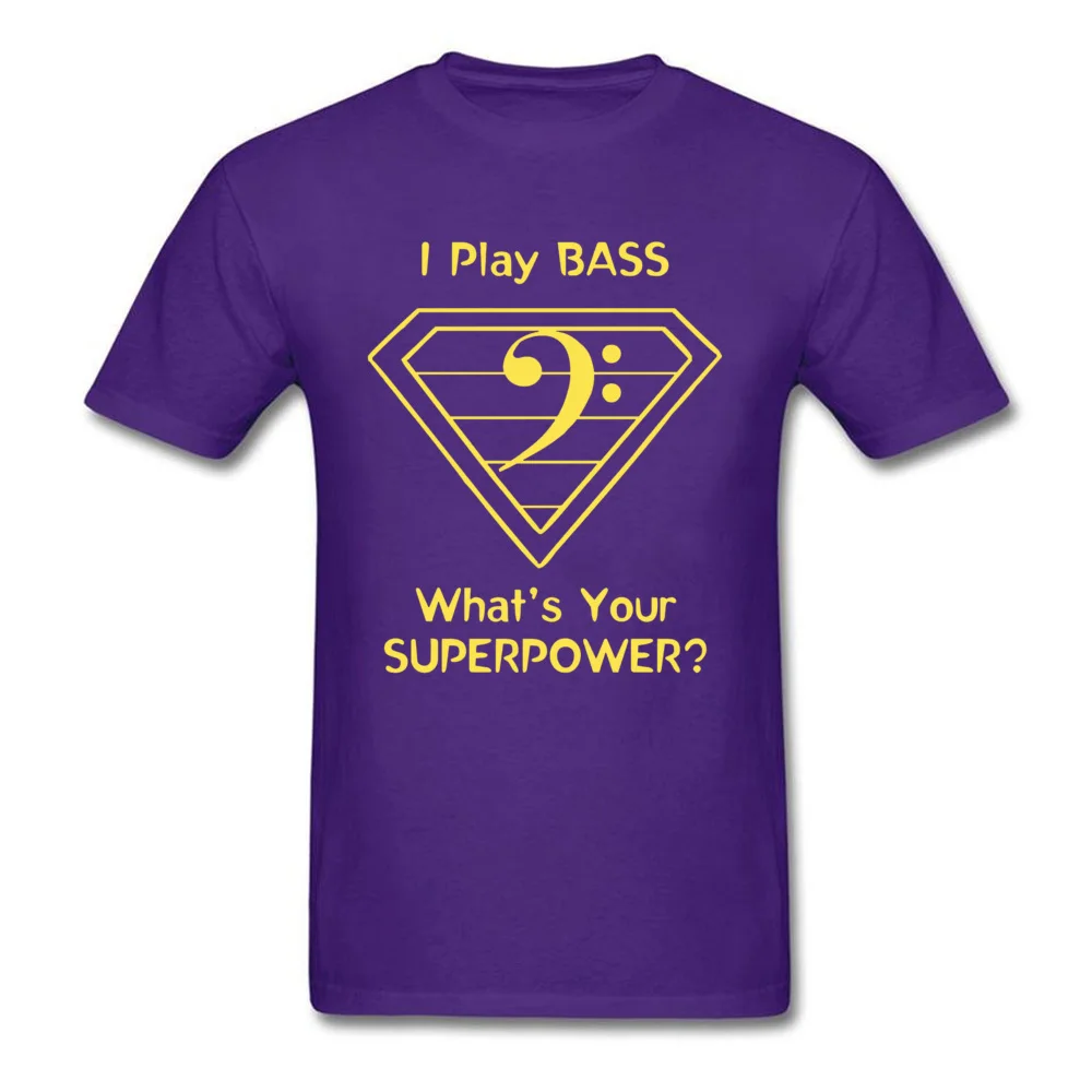 

Man Tops Letter Tees Hipster T-shirt Men I Play Bass Whats Your Superpower Funny Saying Tshirt Students Unisex Streetwear Cotton