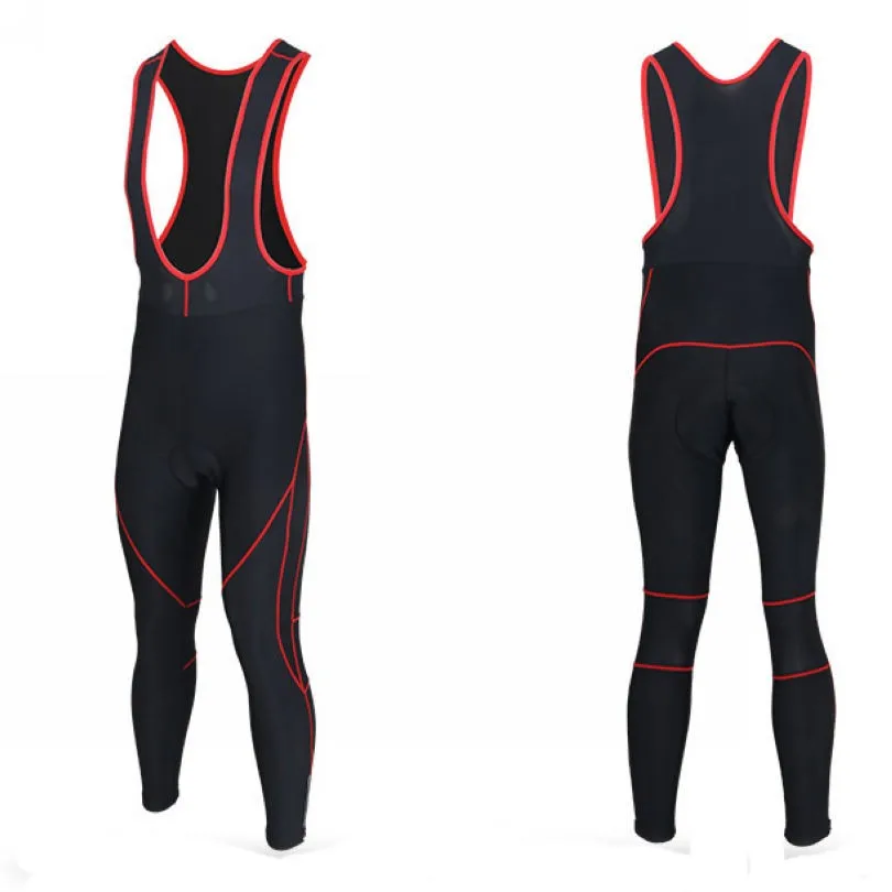 2019 зимние теплые флисовые велосипедные брюки Ropa Ciclismo мужские колготки длинные 4
