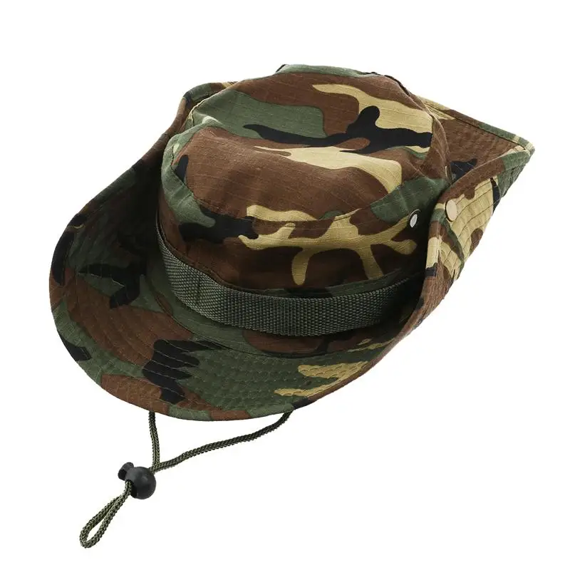 Мода унисекс для взрослых Спорт на открытом воздухе с широкими полями Boonie Hat cap