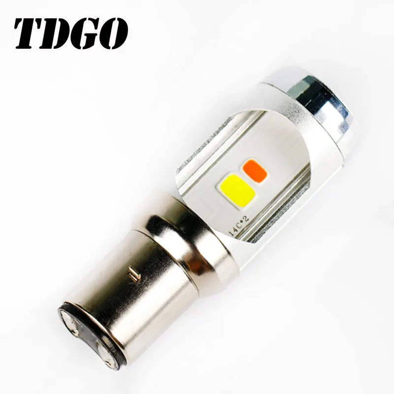 TDGO Led Motorcycle Headlight White Aluminum Light 2019 New Arrival H6 Low Bulb Lamp 12V LED Motor Headlamp 12v 6000K 1600Lm |