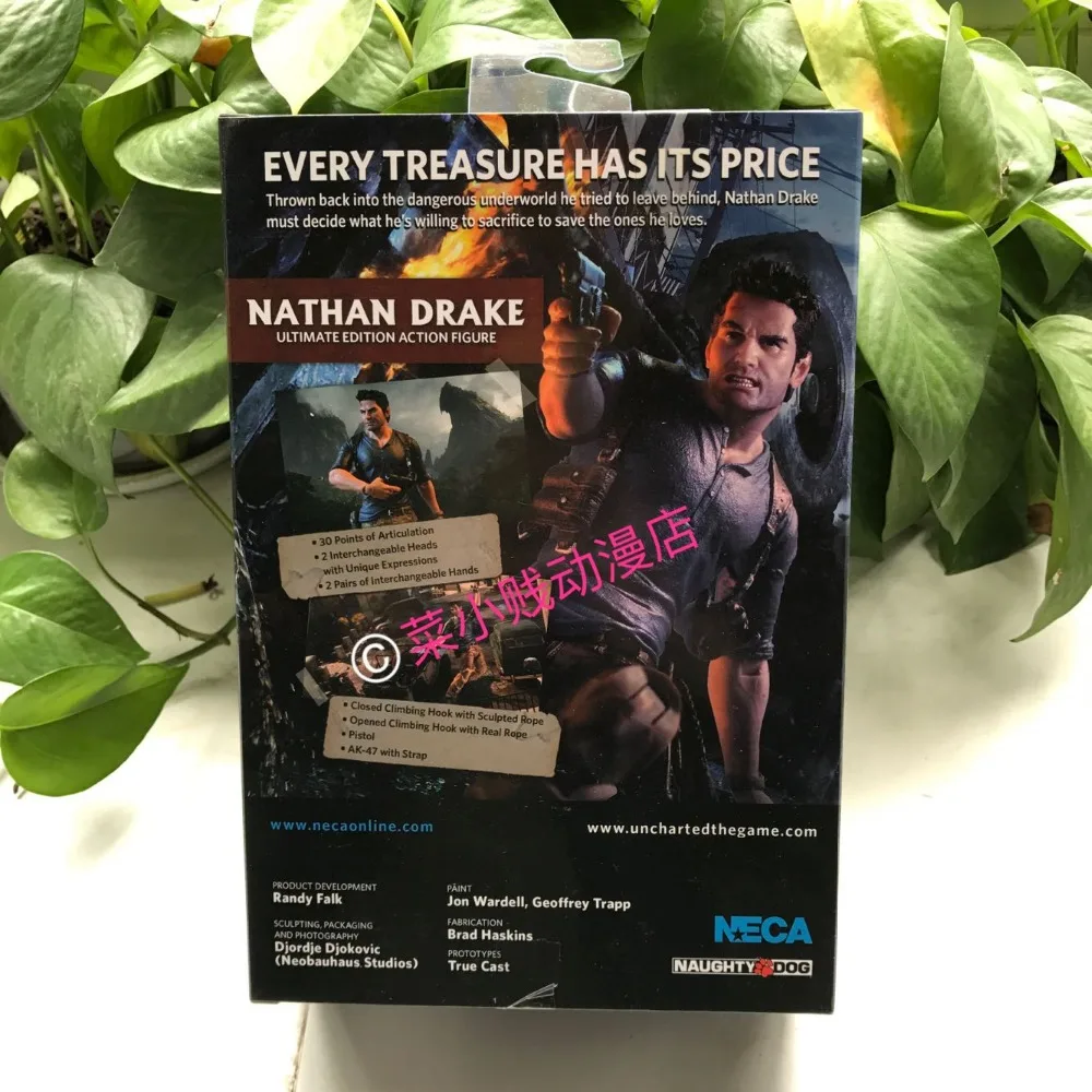 NECA Uncharted 4 таинственный морской район воров с рисунками &quotНейтан Дрейк&quot 7