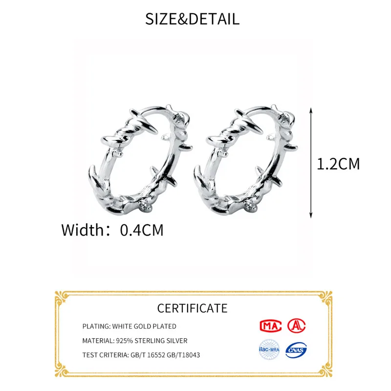 INZATT, настоящее 925 пробы, серебряные, геометрические, Круглые, нерегулярные, серьги-кольца для женщин, гипербола, модные ювелирные аксессуары, GFit