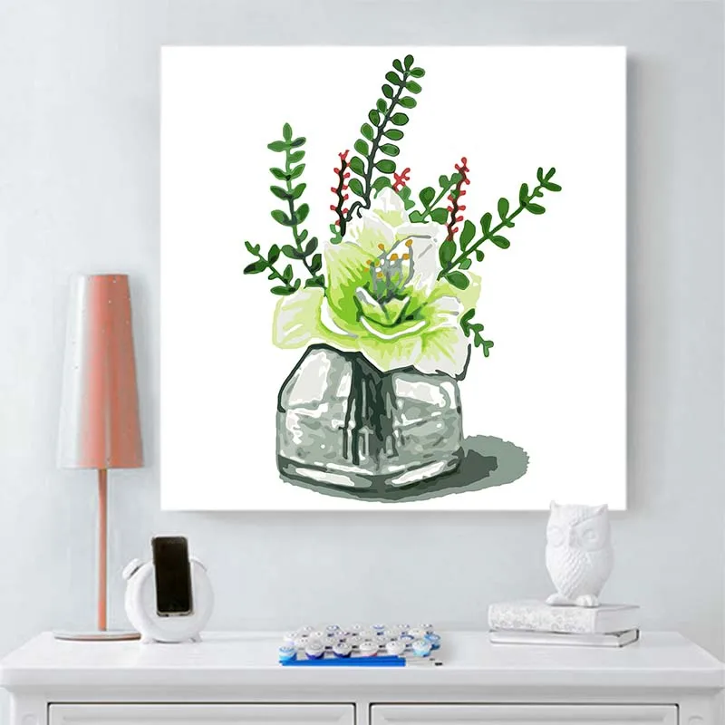 Рисуй по номеру wall art живописи номерам Искусство Пейзаж гостиная фон стены закат