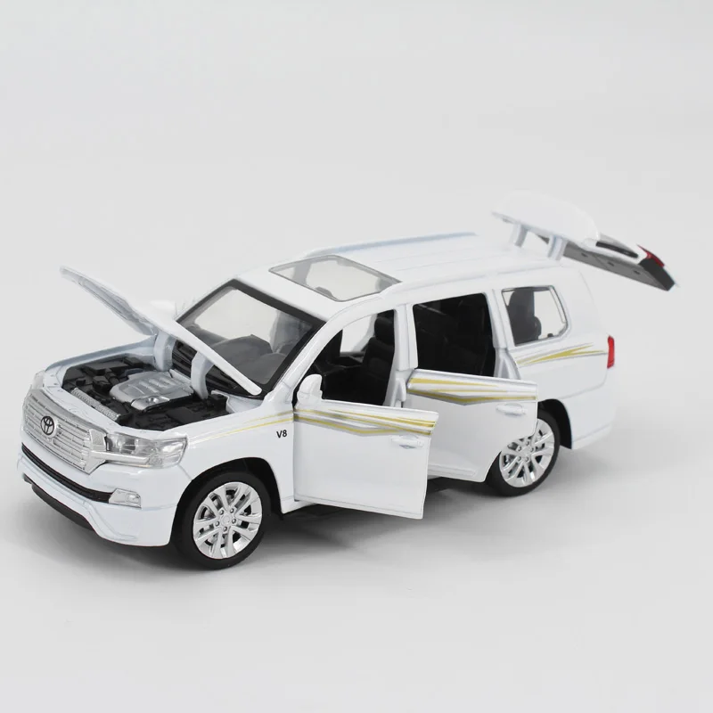 KIDAMI Land Cruiser модель автомобиля сплав литье под давлением игрушечный автомобиль