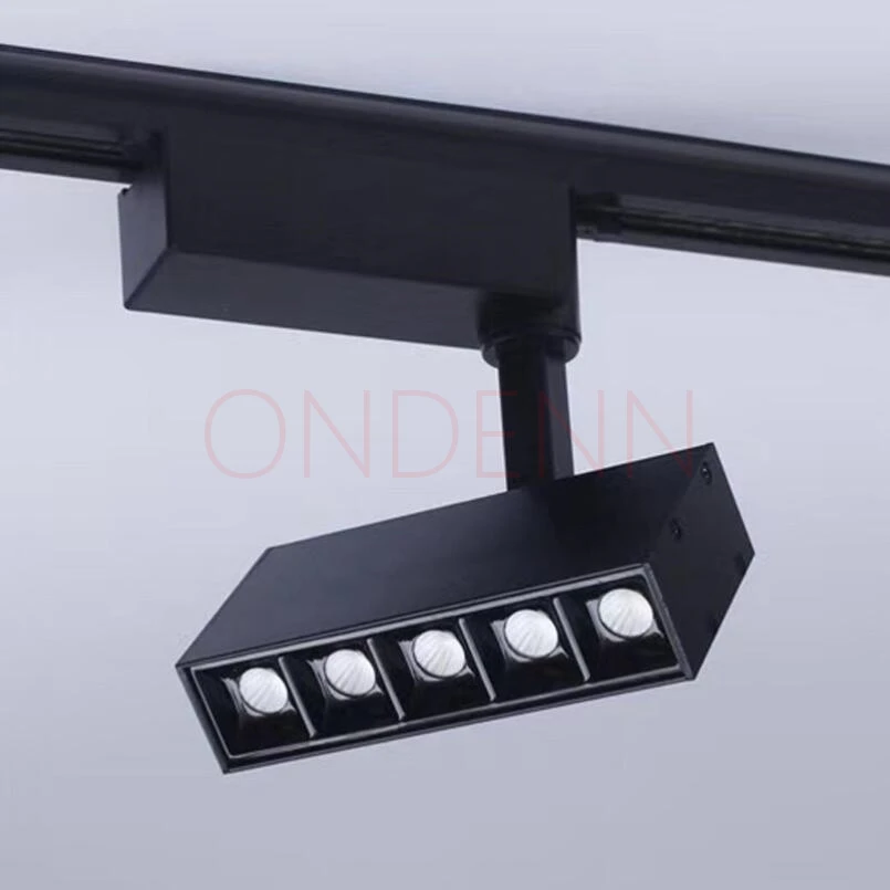 4 шт. светодиодный Трековый светильник 5x2 Вт 10x2 CREE прожектор прямоугольный 220 В
