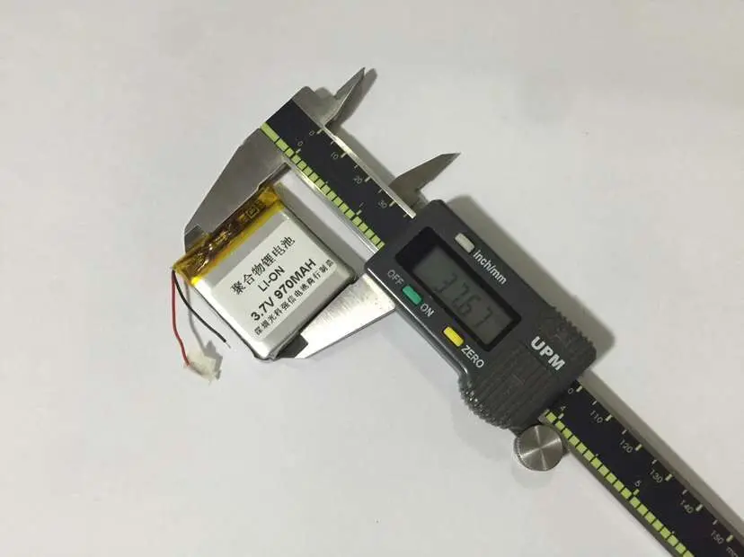 The new full capacity 3.7V lithium polymer 703538 970MAH mobile power / mini walkie talkie Rechargeable Li-ion Cell | Электроника