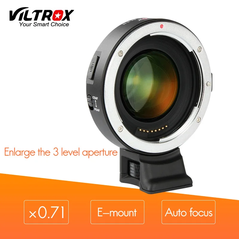 VILTROX EF E II AF адаптер автофокуса для камер sony mount использования объектива canon