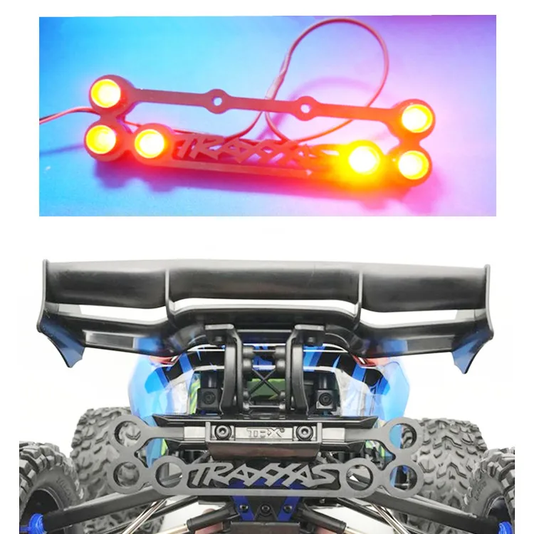 RC автомобильный обновленный деталь нейлоновый задний бампер светодиодный