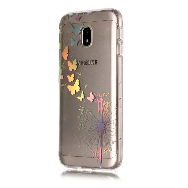 Laser PGY Butterfly Чехол для Samsung Galaxy J3, J5, J7 года S9 S8 S7 S6 край S4 S3 A8 плюс A320 лазерный блестящий чехол Мягкий силиконовый чехол для телефона с P01Z - Цвет: Laser PGY Butterfly