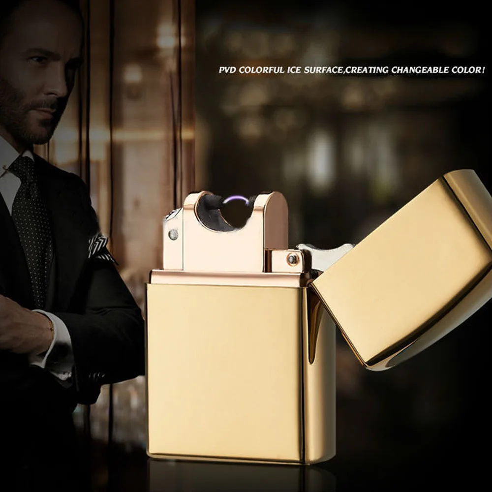 Отличный подарок или личная коллекция металлическая Электронная зажигалка