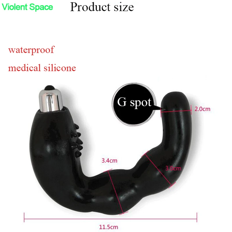 G spot Анальный вибратор Обновление типа C анальная пробка силиконовый массажер