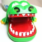 Милая игровая игрушка Зеленый крокодил Рот стоматолог кусающий палец забавная игрушка