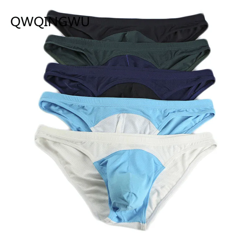 5PCS Sexy Men Briefs Underwear Breathable Hole Men's Underwear Briefs New arrival Underpants Panties Men Drop shipping Briefs