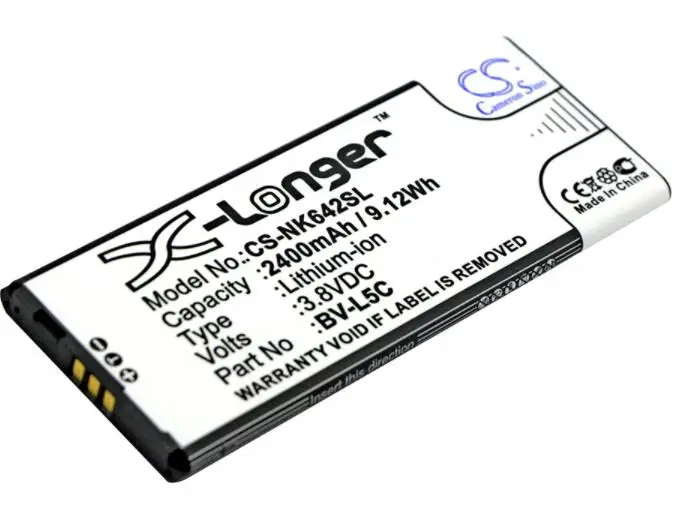 Аккумулятор cameron sino для MICROSOFT Lumia 640 2400 мАч две SIM-карты LTE NOKIA BV-L5C | Мобильные