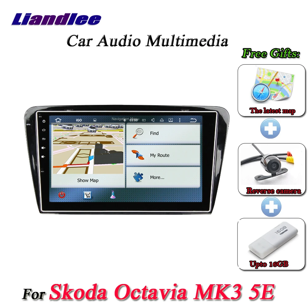 Автомобильный Android мультимедийный плеер для Skoda Octavia MK3 5E 2013 радио gps навигация HD сенсорный экран системы