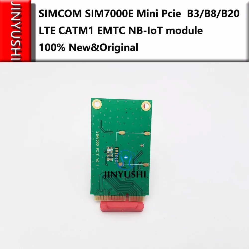 Модуль JINYUSHI для SIMCOM SIM7000E Mini Pcie B3/B8/B20 LTE CATM1 EMTC NB-IoT совместимый с SIM900 и SIM800F |