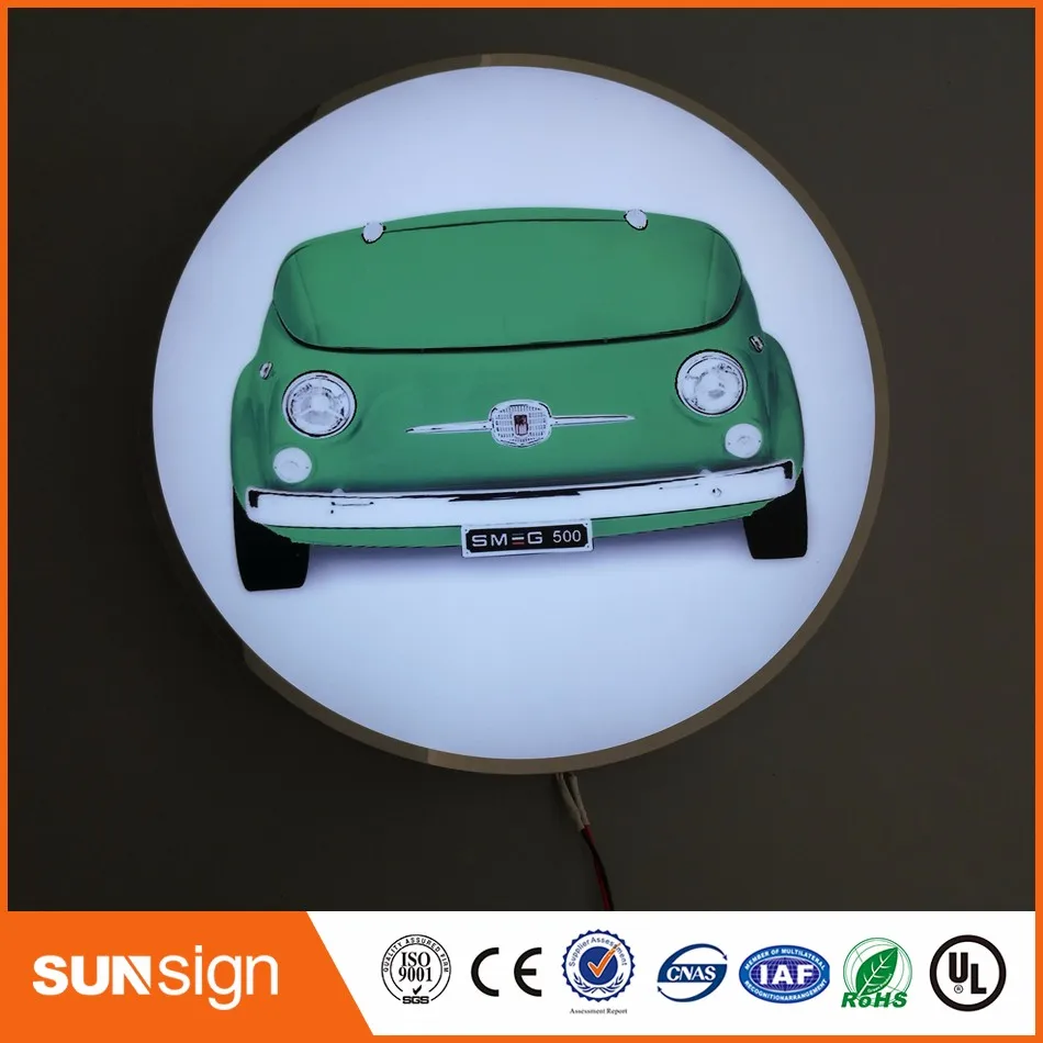 3D акриловый рекламный светодиодный подсвеченные буквы светильник ящик витрина