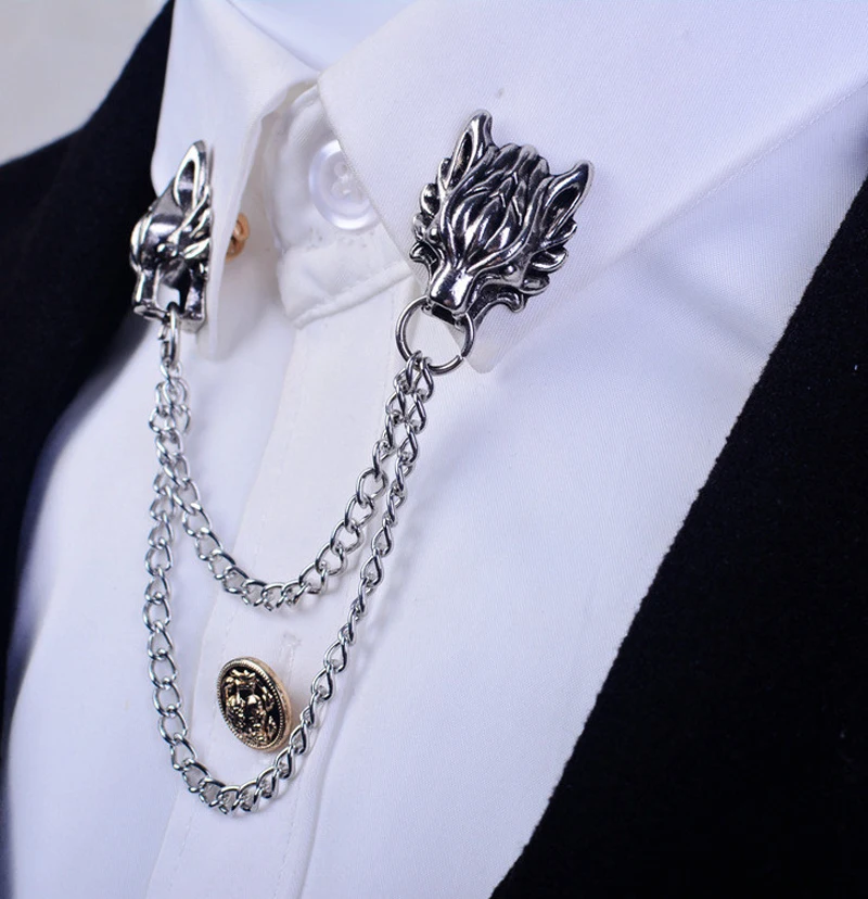 Модная креативная унисекс брошь на пуговицах в виде рубашки дракона для женщин и