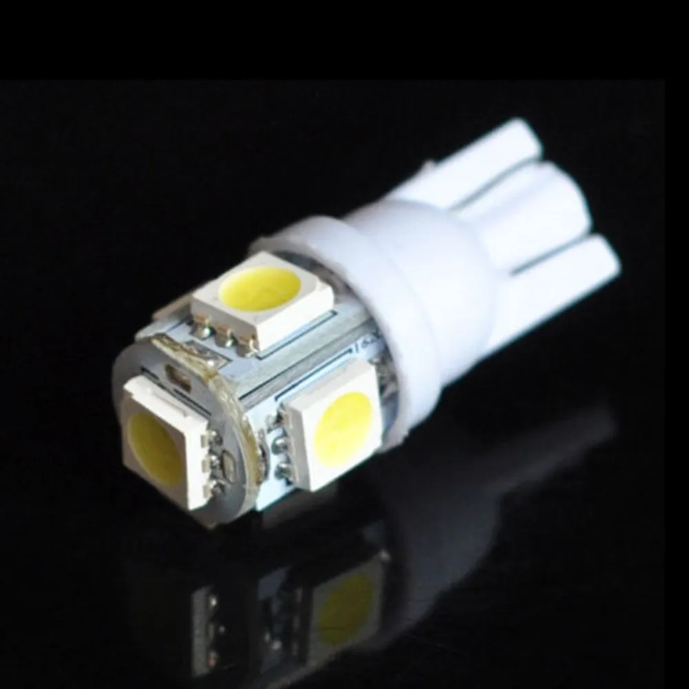 10 шт. Автомобильные светодиодные лампы 5SMD T10 194 W5W 5050|lampe led 5w|led hand lampled lamp h4 |
