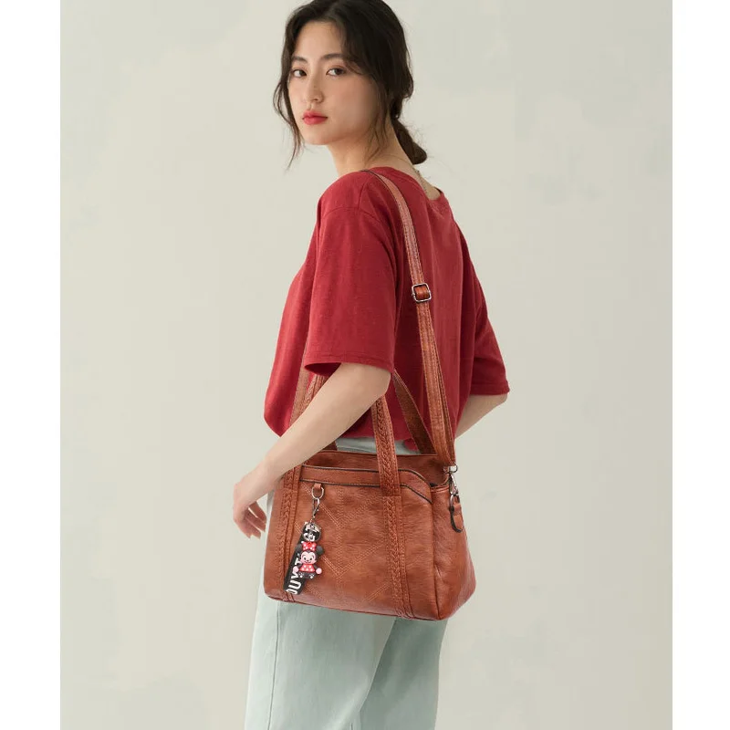 Модная женская сумка с верхними ручками женские Сумки из искусственной кожи