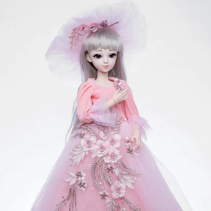 Принцесса Анна 1/3 60 см BJD кукла Сделай Сам модный парик одета принцесса девочка