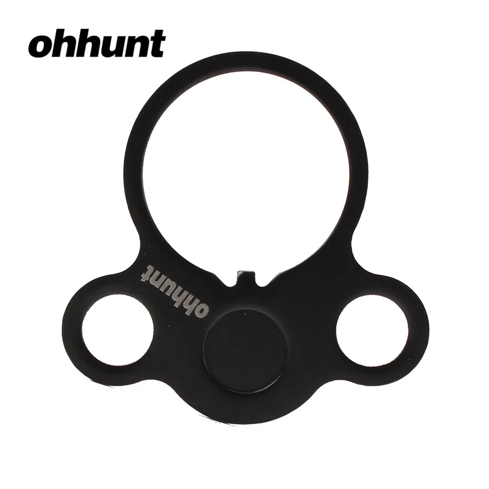 Ohhunt Охотничьи Аксессуары тактический AR 15 M4 M16 винтовка Торцевая Пластина Ambidextrous двойной слинг адаптер петля сзади